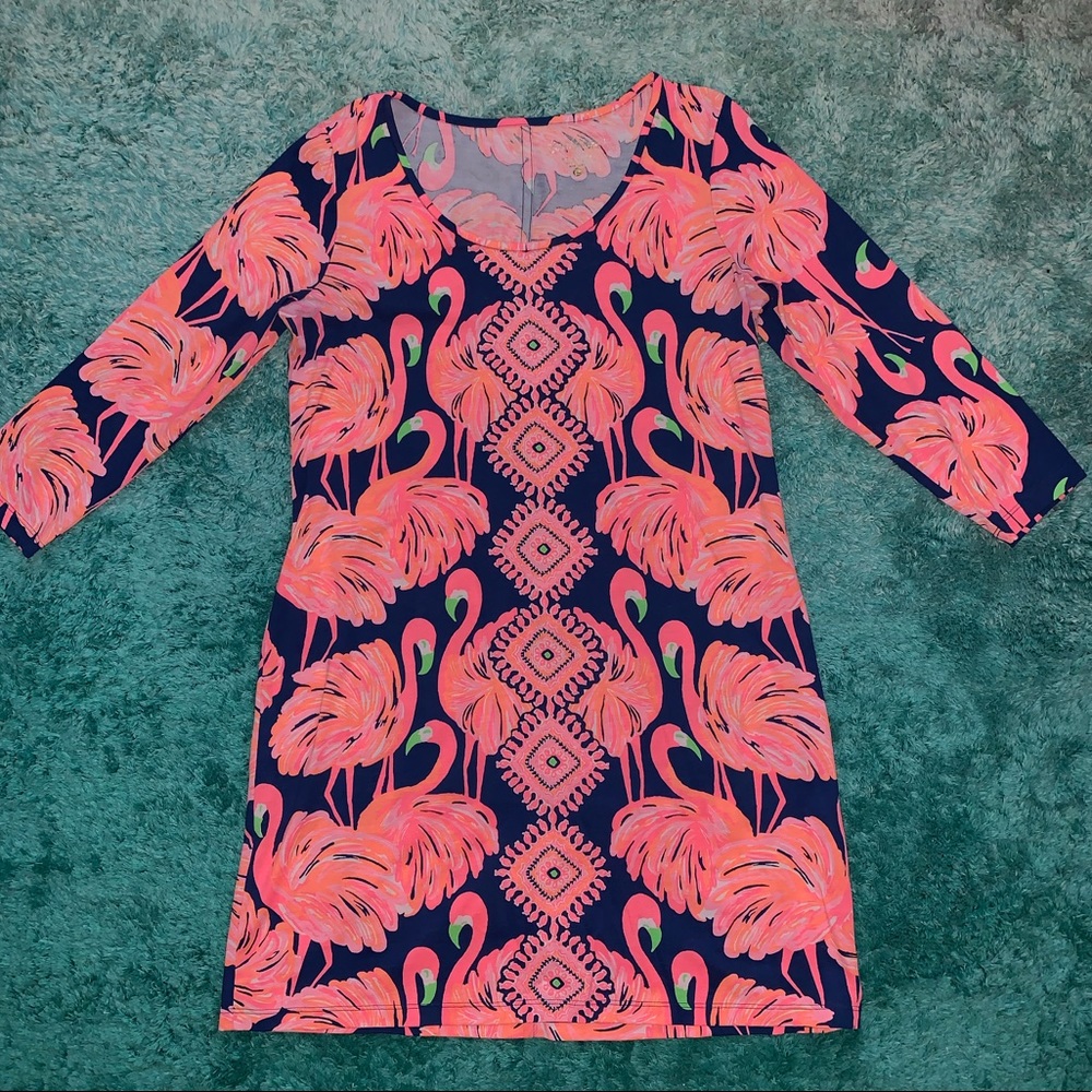 Lilly Pulitzer Flamingo Dress
